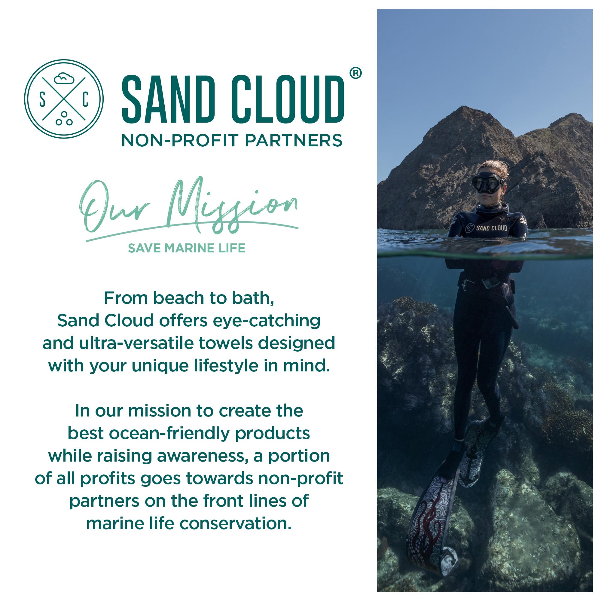 Sand Cloud Beach Cover Up for Women - Bathing Suit & Swimsuit Cover-Up Womens Poncho with Comfortable Fit for Post Swim - Image 6