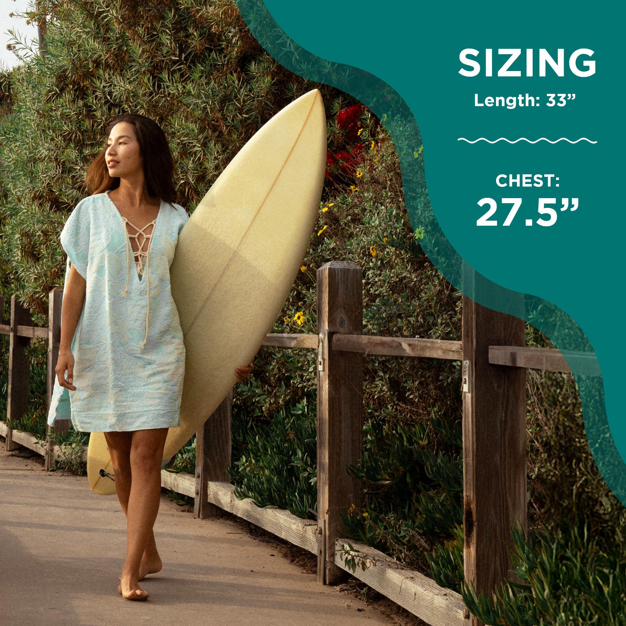 Sand Cloud Beach Cover Up for Women - Bathing Suit & Swimsuit Cover-Up Womens Poncho with Comfortable Fit for Post Swim - Image 4